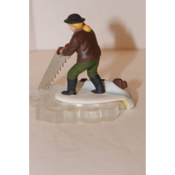 Dept 56 New England Village - Blue Star Ice Harvesters - Picture 3 of 6